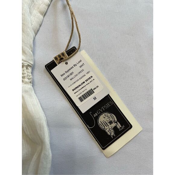 NWT Sea Gypsies By Lost White Mallow Dress Size Medium New - Picture 4 of 9